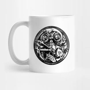 Pocket Watch Clockwork Mug